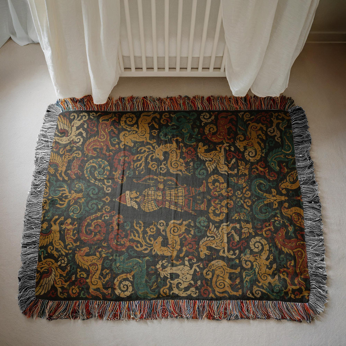 Steppe Archer Woven Blanket