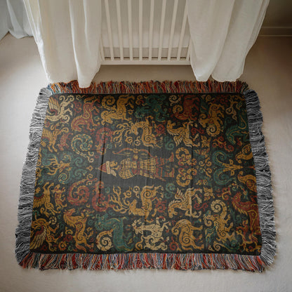 Steppe Archer Woven Blanket