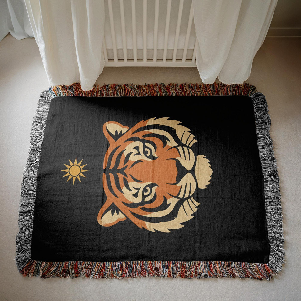 Tiger Woven Blanket