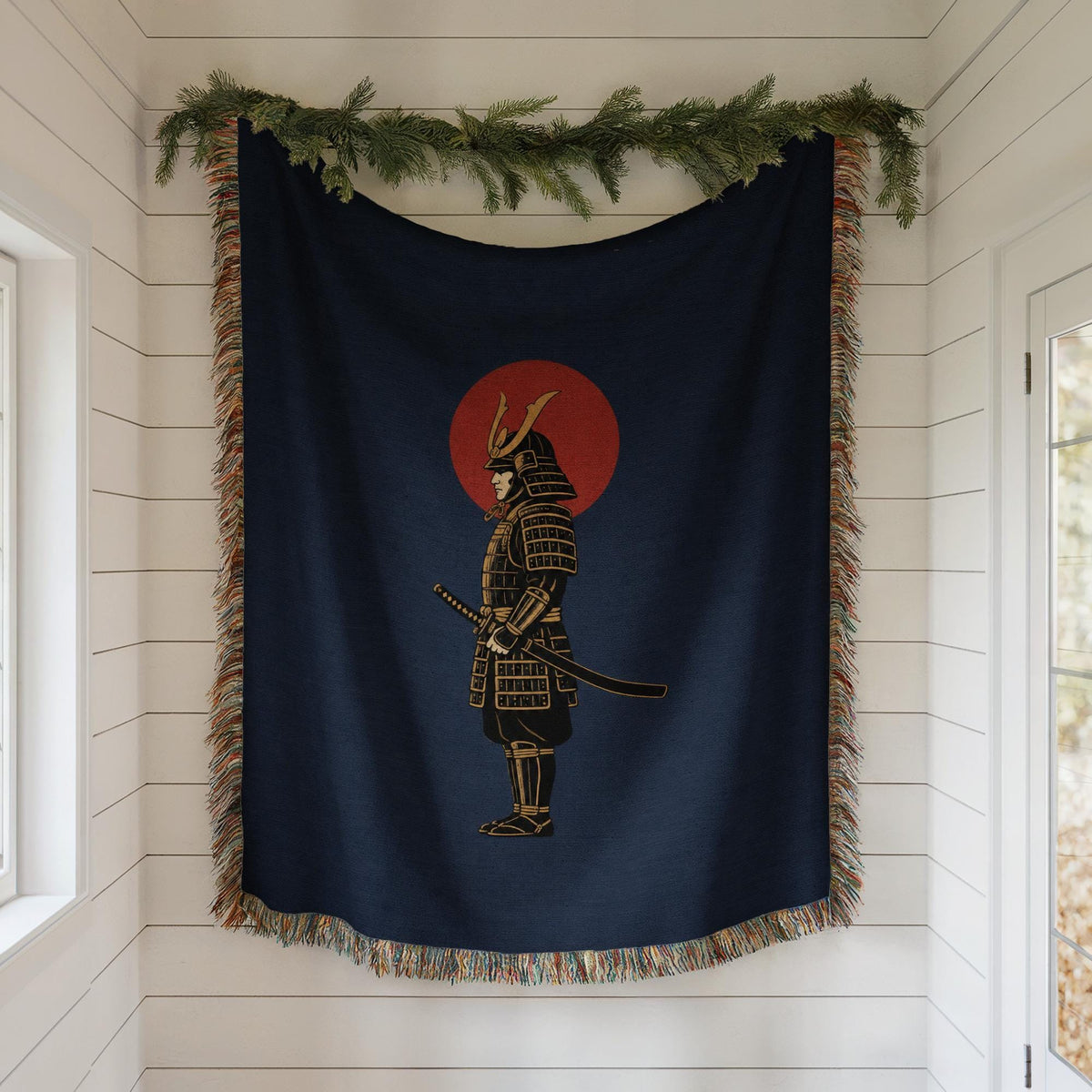 Samurai Woven Blanket