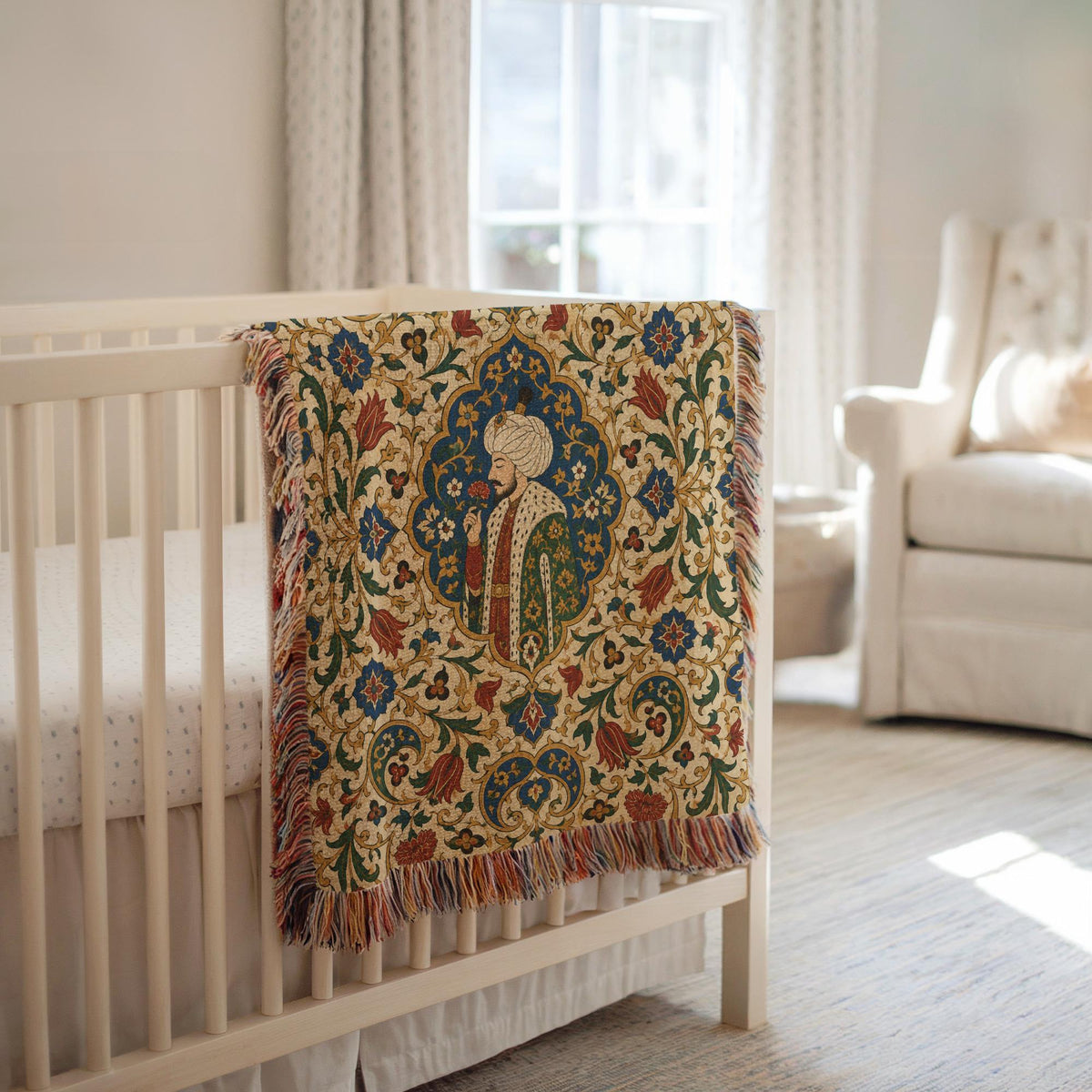 Ottoman Sultan Woven Blanket