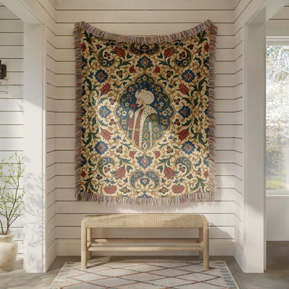 Ottoman Sultan Woven Blanket
