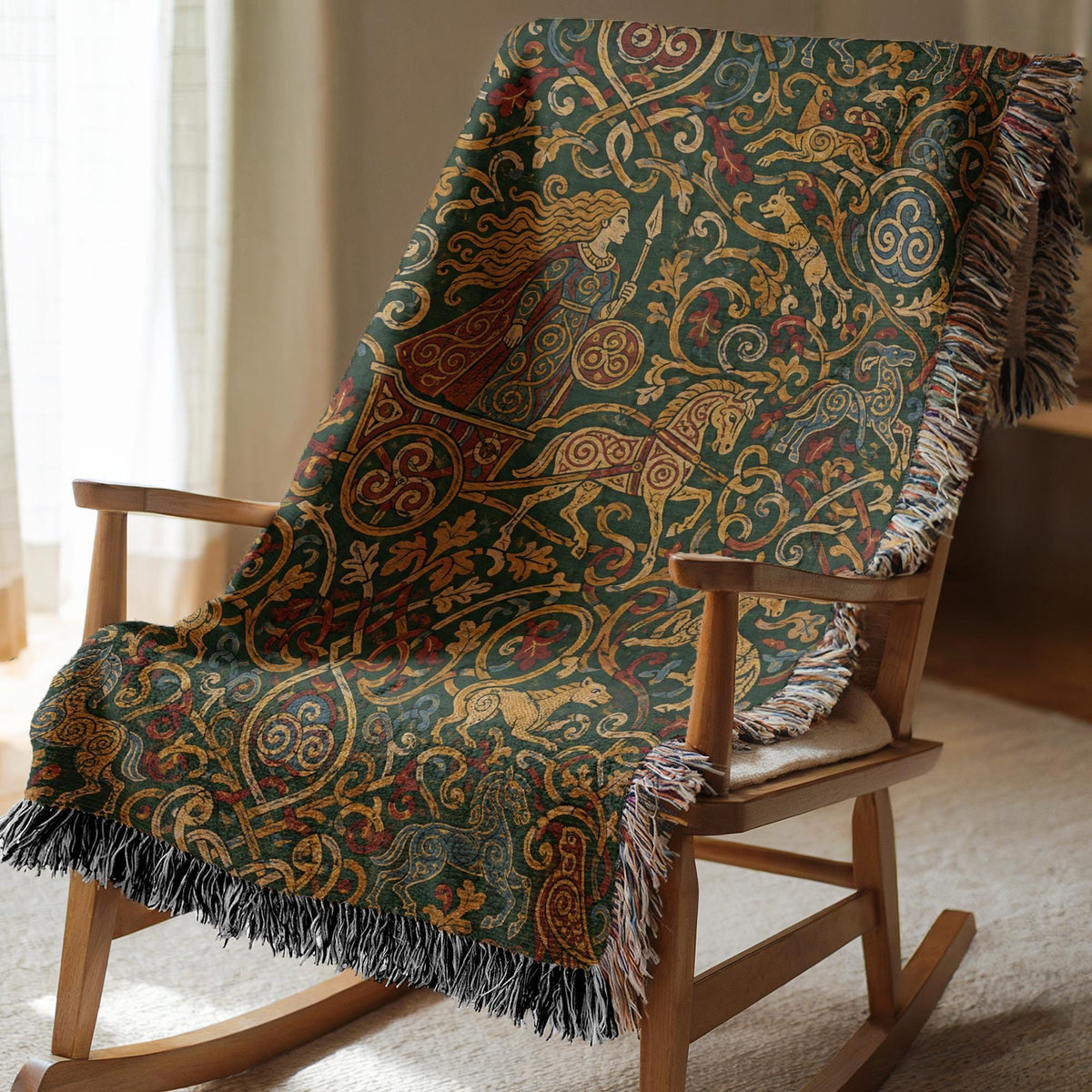 Celtic Woman Woven Blanket