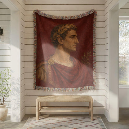 Roman Emperor Woven Blanket