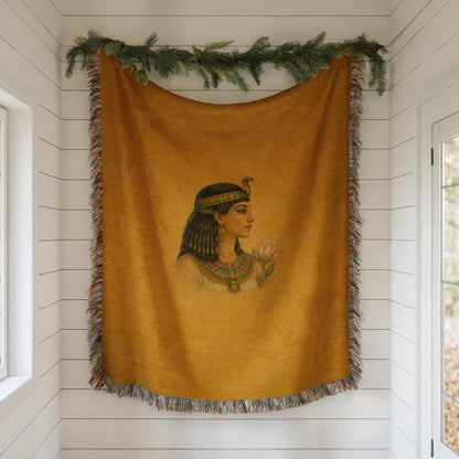 Egyptian Queen Woven Blanket