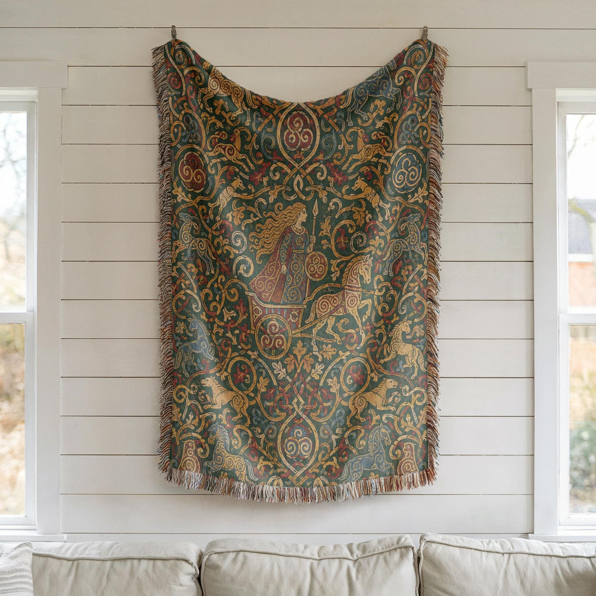 Celtic Woman Woven Blanket