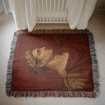Roman Emperor Woven Blanket
