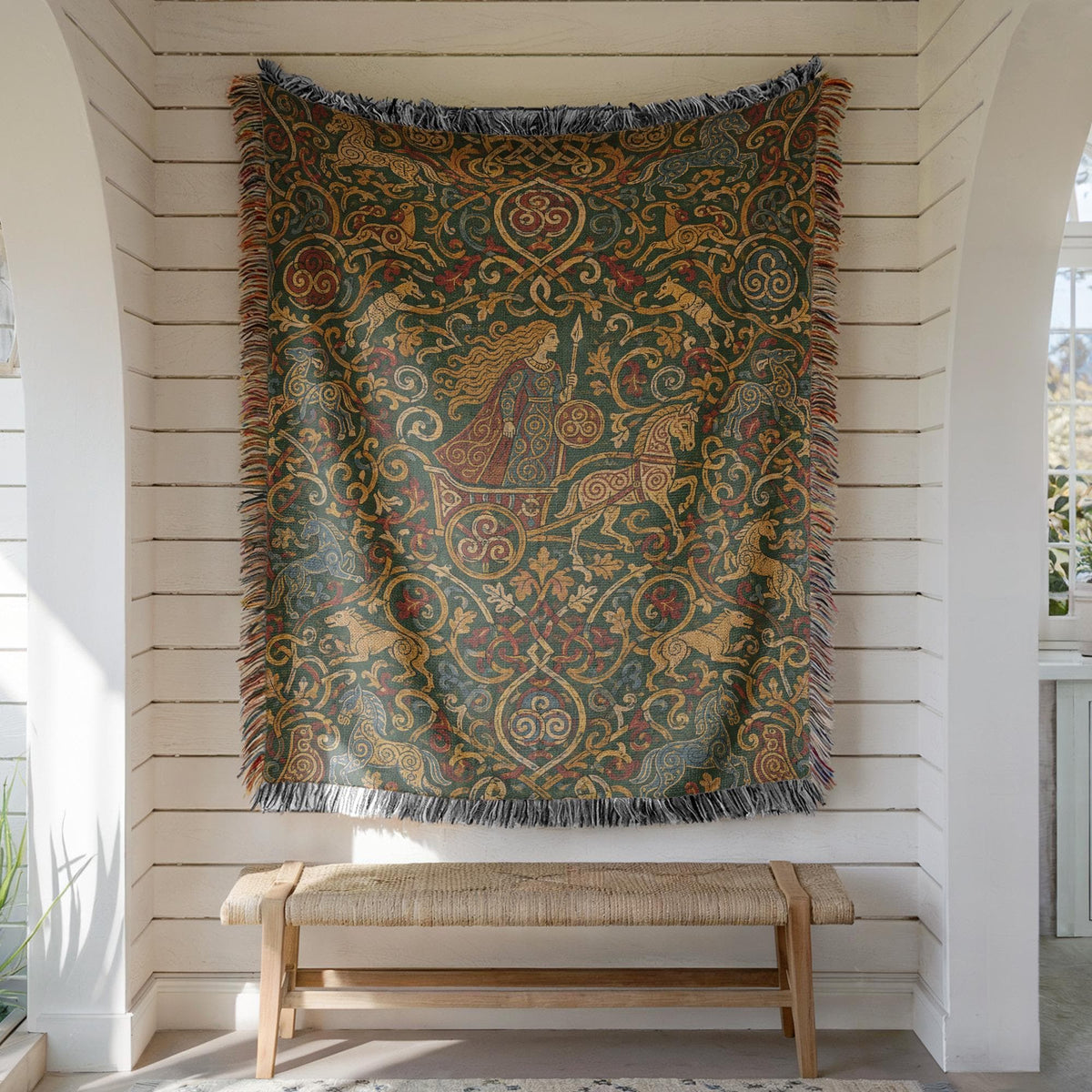 Celtic Woman Woven Blanket