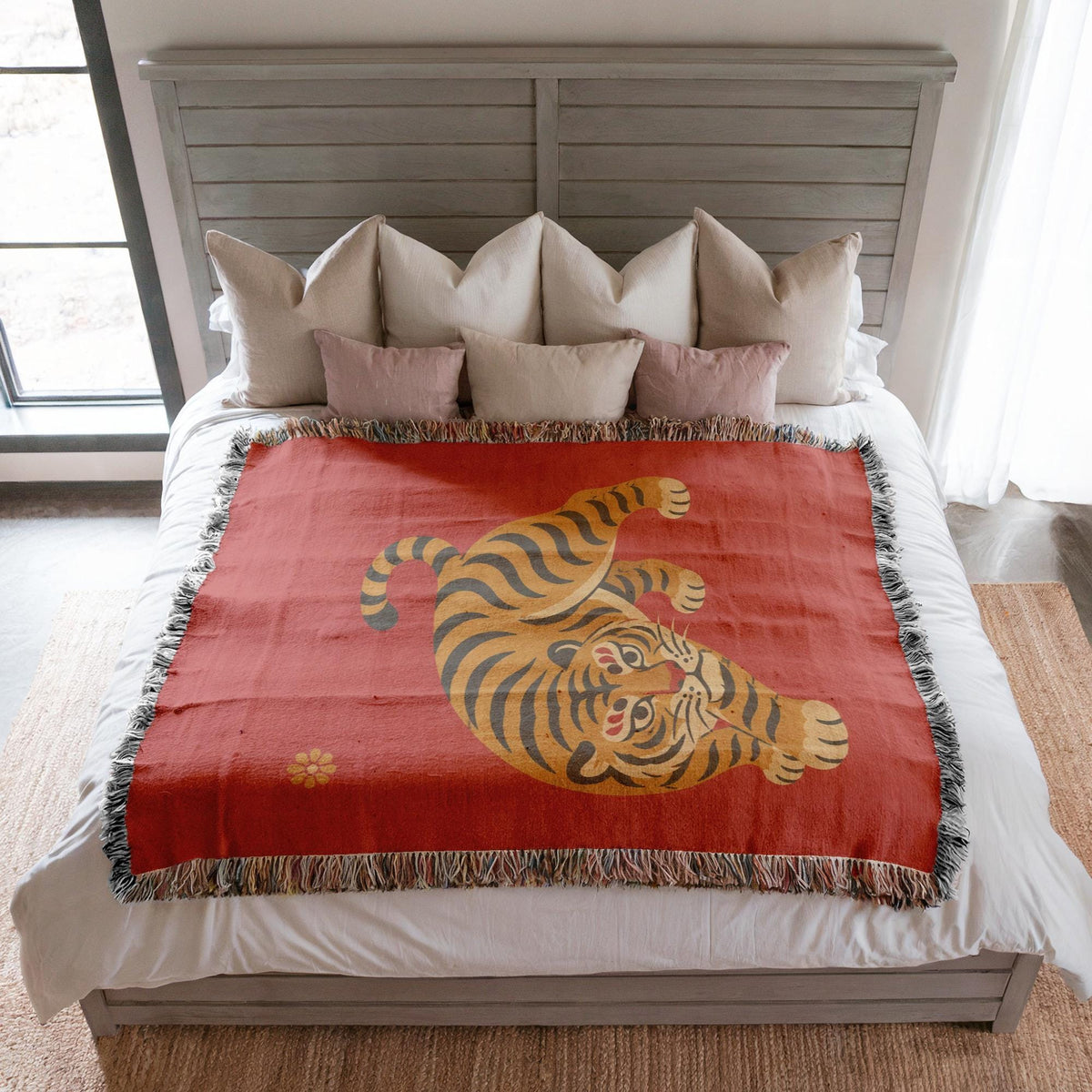 Tiger Woven Blanket