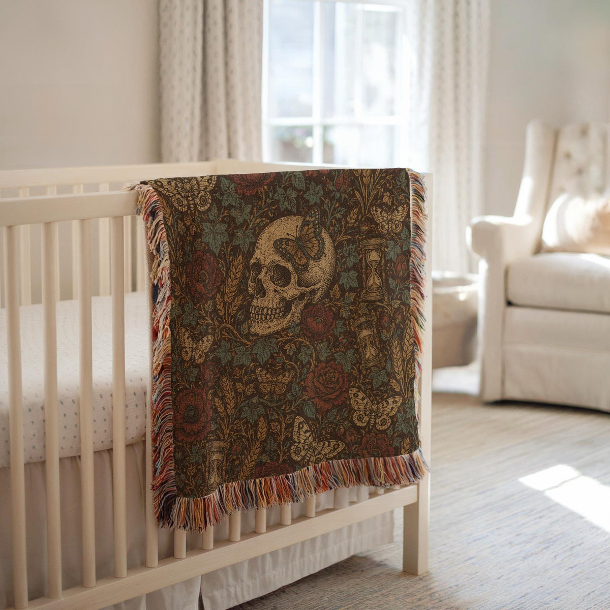 Skull Woven Blanket