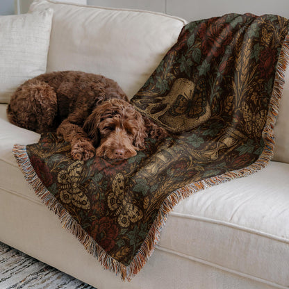 Skull Woven Blanket