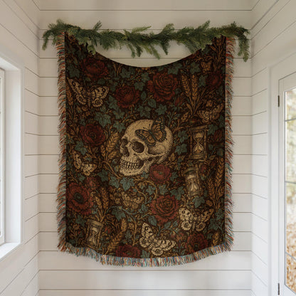 Skull Woven Blanket