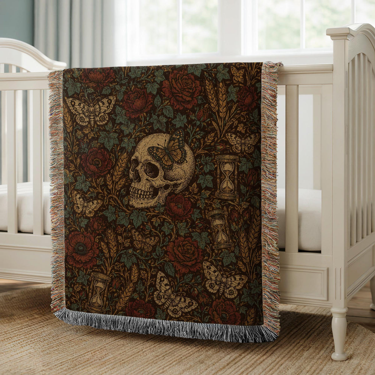 Skull Woven Blanket