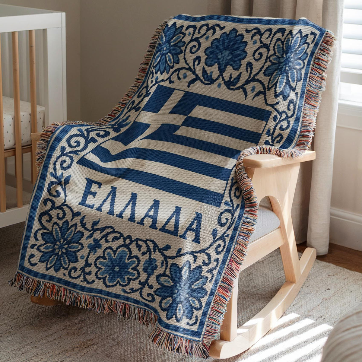 Greece Woven Blanket