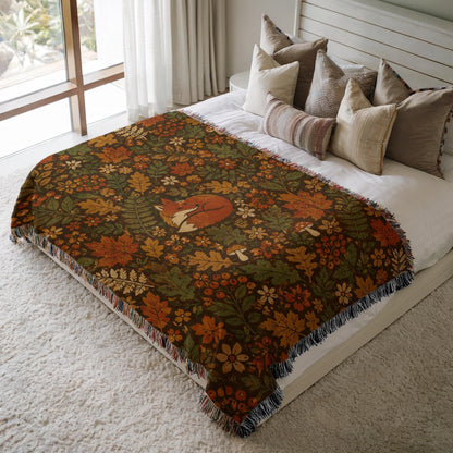Fox Woven Blanket