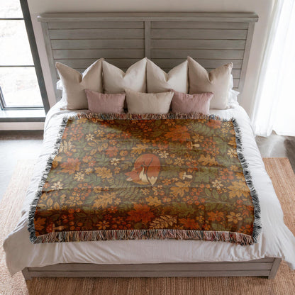 Fox Woven Blanket