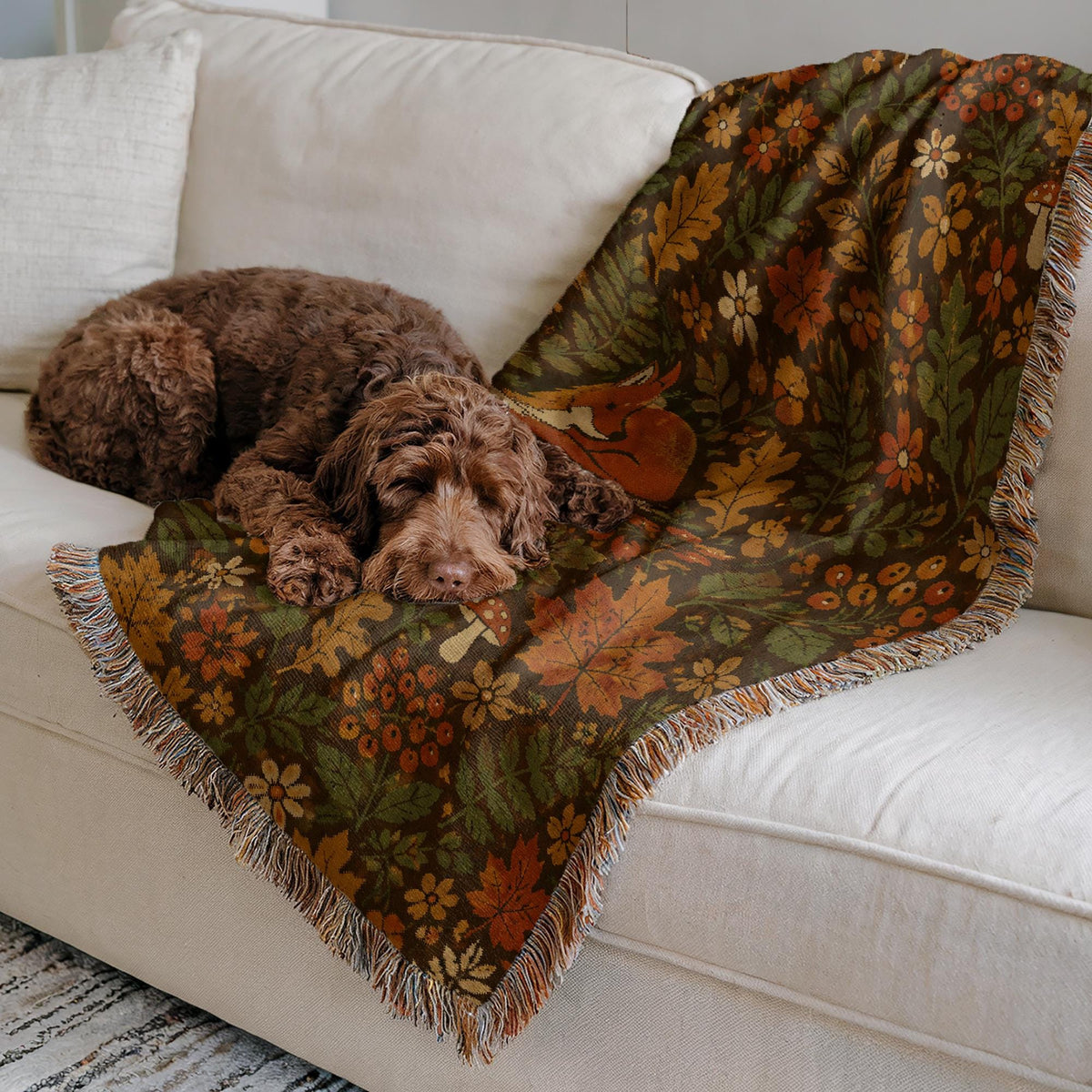 Fox Woven Blanket