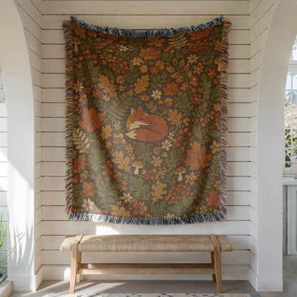 Fox Woven Blanket