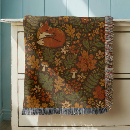 Fox Woven Blanket