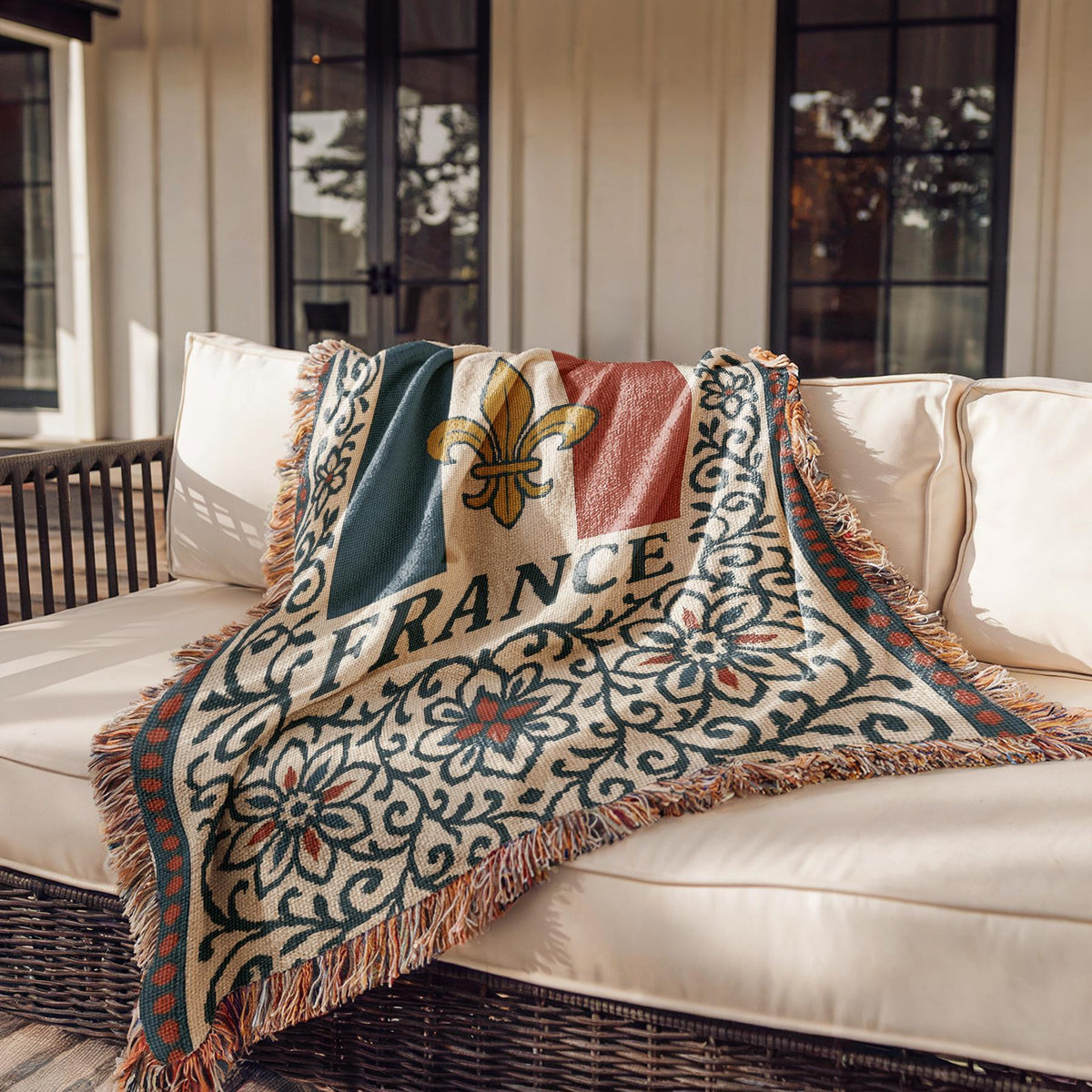 France Woven Blanket