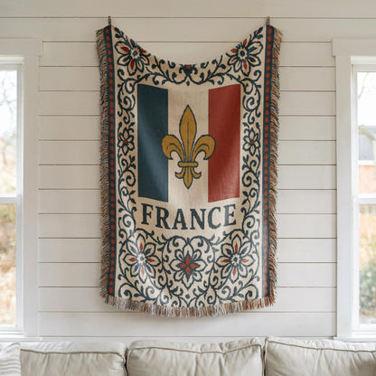 France Woven Blanket