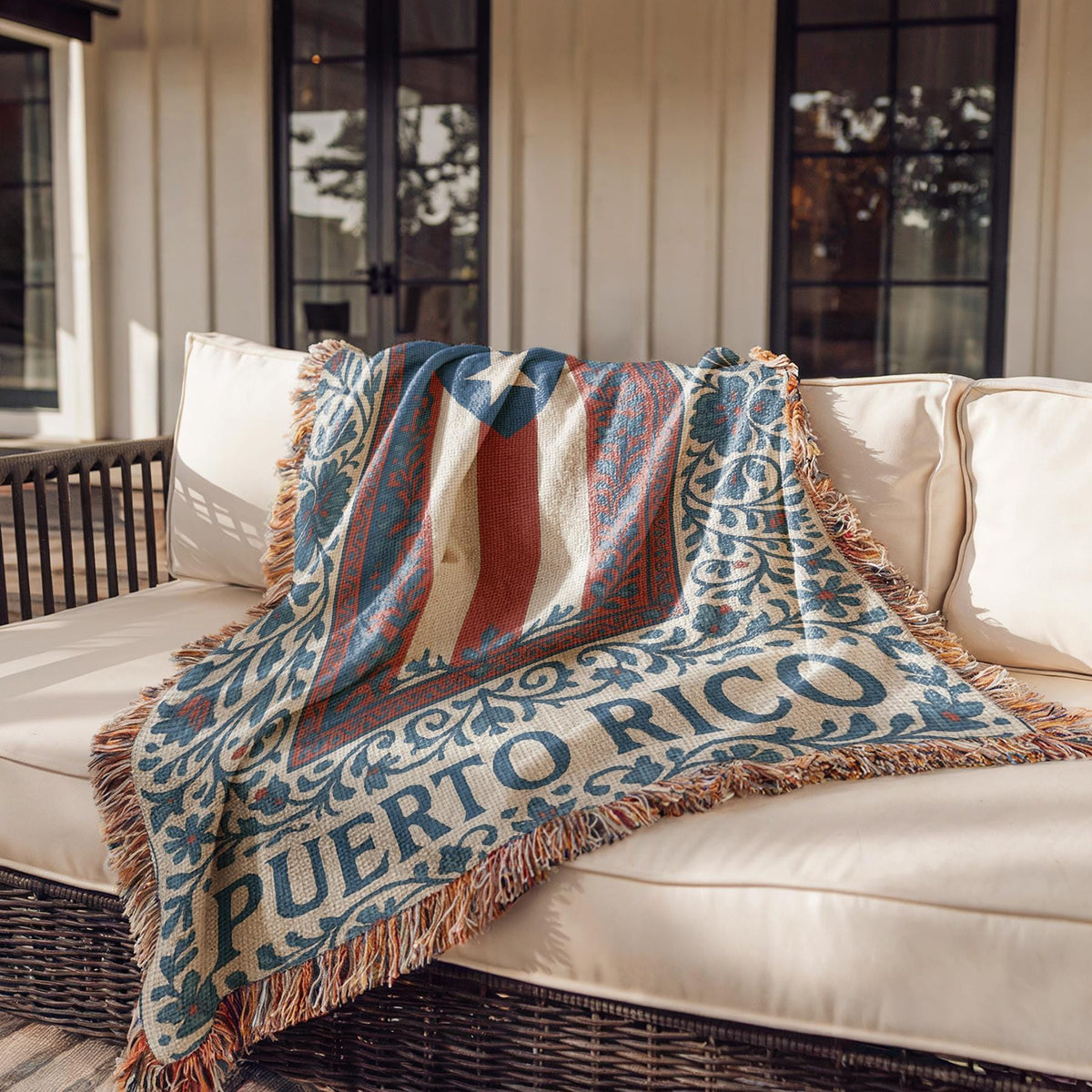 Puerto Rico Woven Blanket