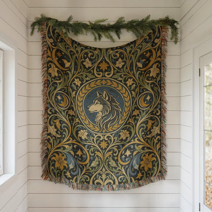 Wolf Woven Blanket