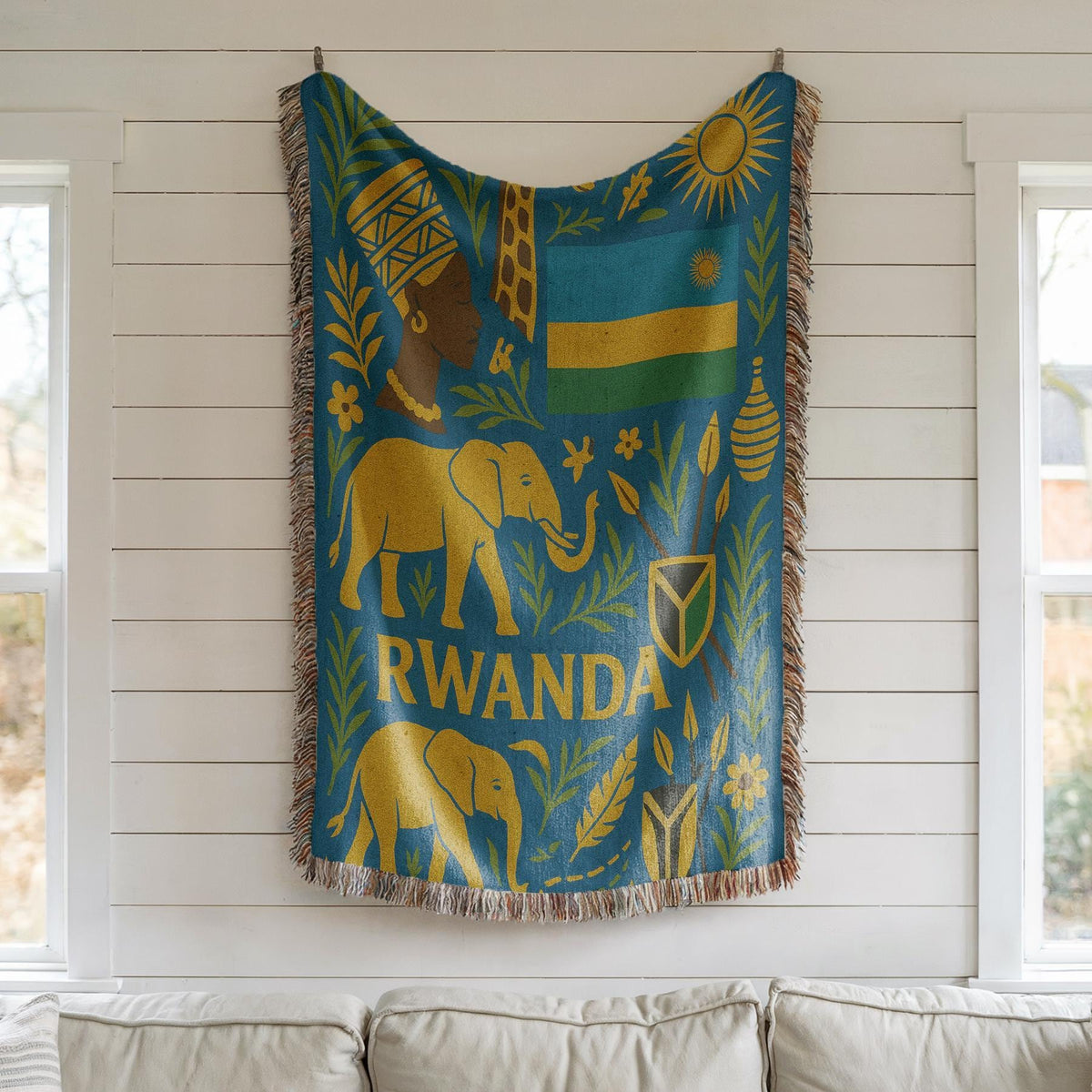 Rwanda Woven Blanket