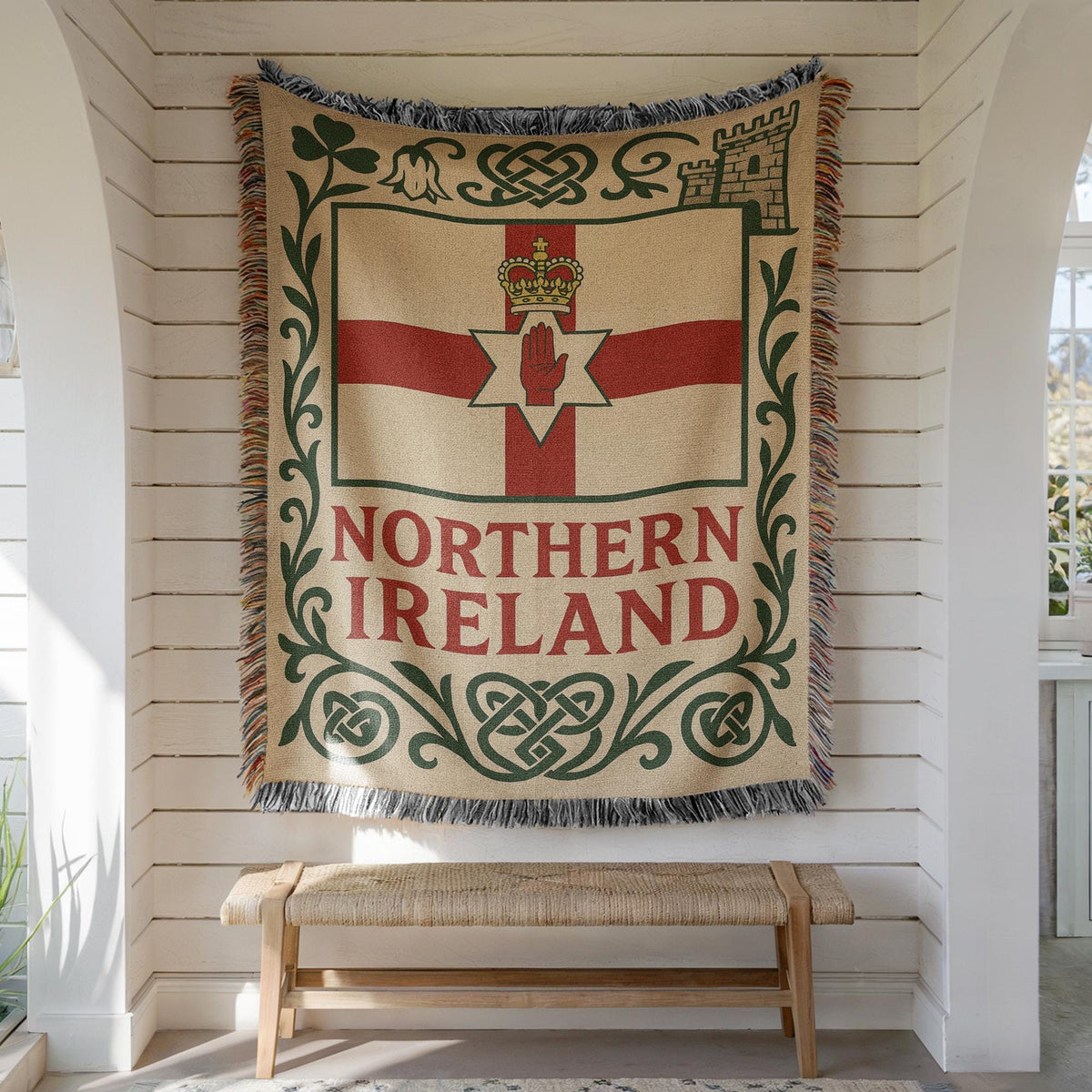 Northern Ireland Woven Blanket