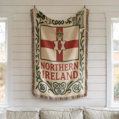 Northern Ireland Woven Blanket