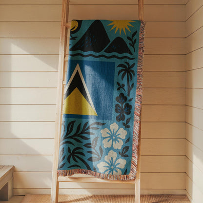 Saint Lucia Woven Blanket
