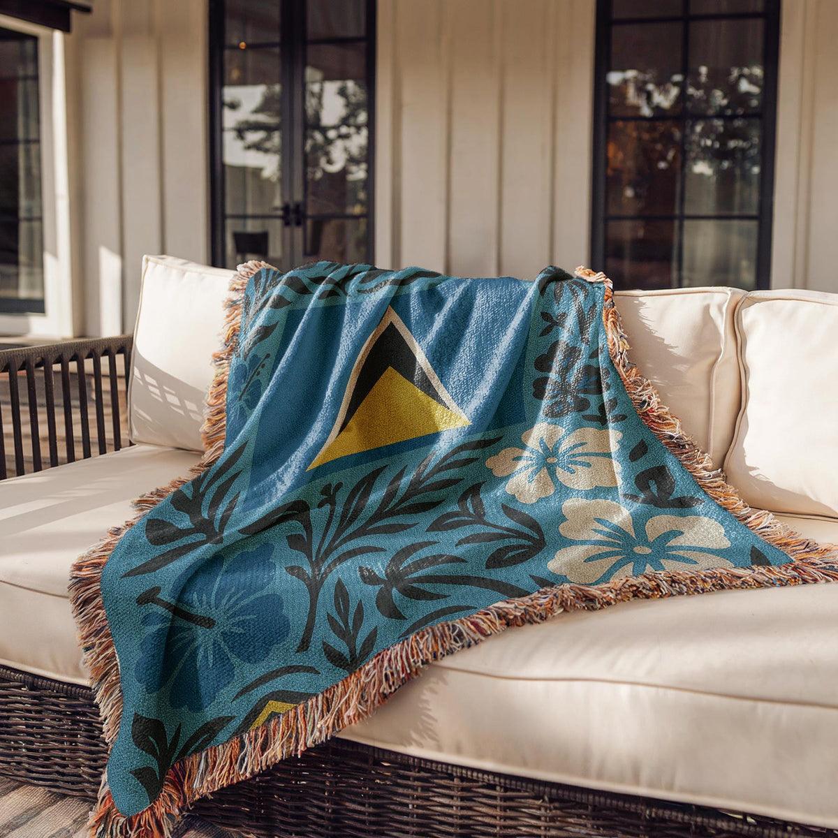 Saint Lucia Woven Blanket