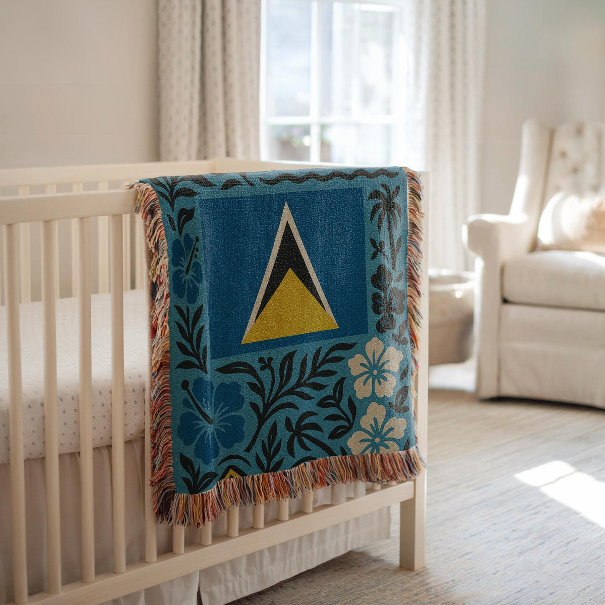 Saint Lucia Woven Blanket