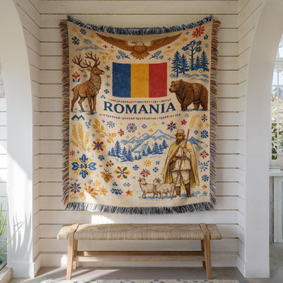 Romania Woven Blanket
