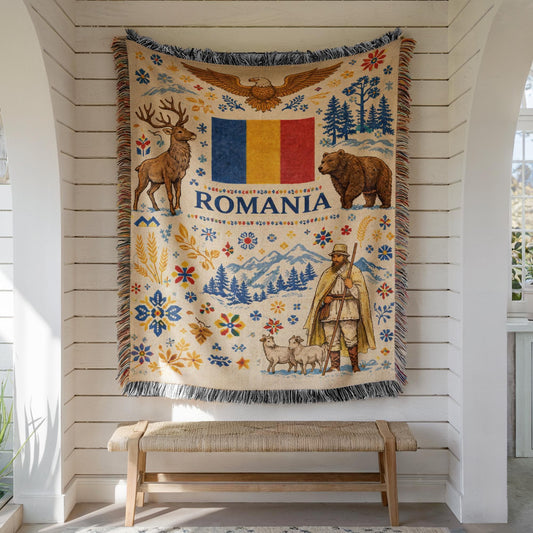Romania Woven Blanket