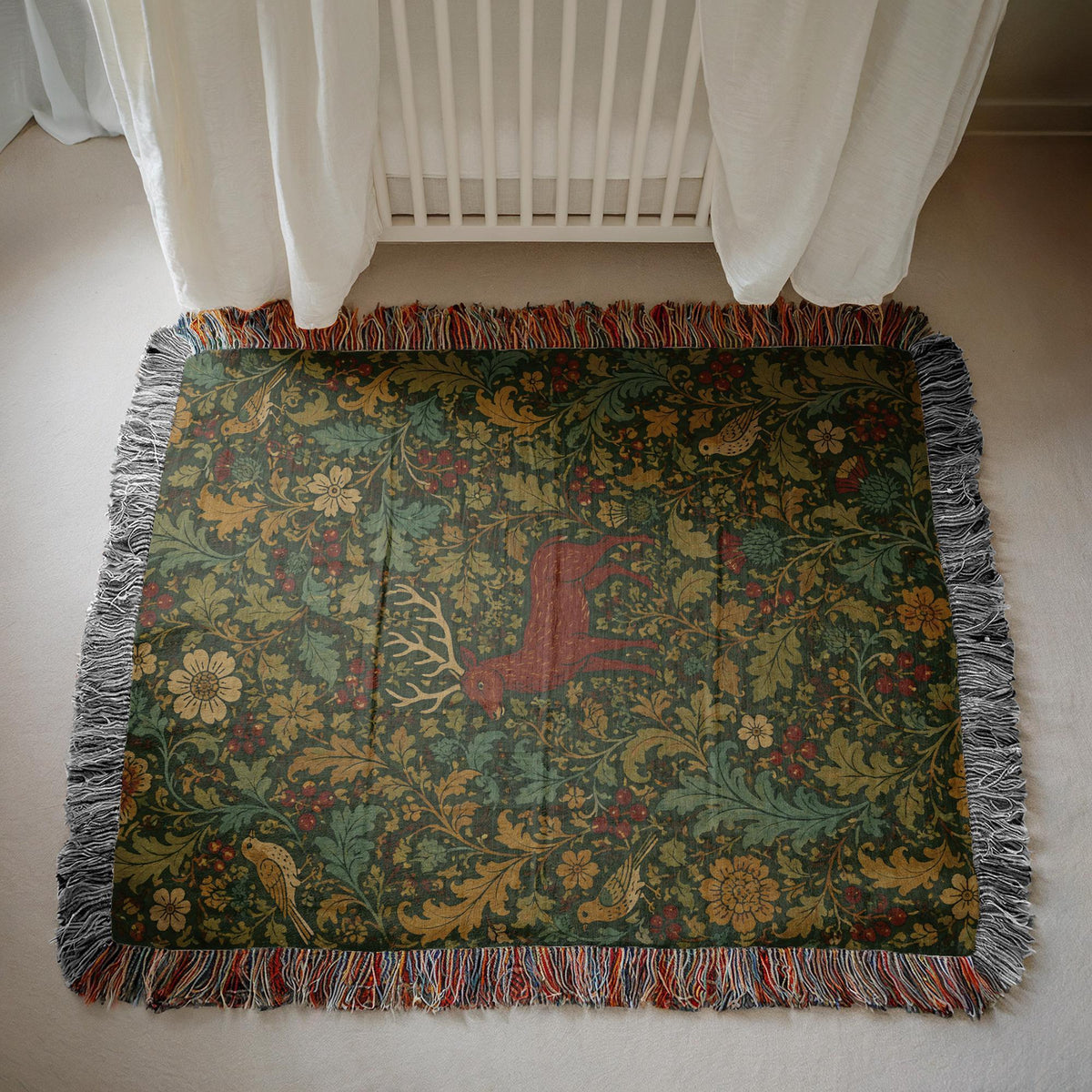 Stag Woven Blanket
