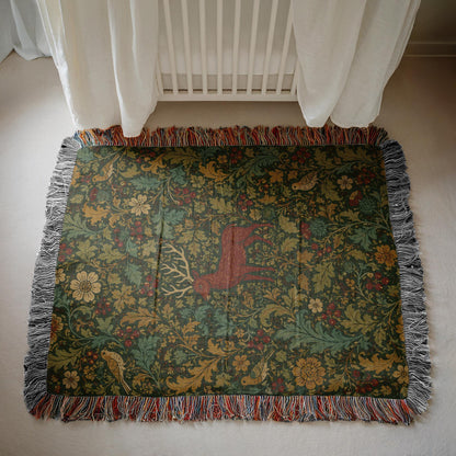 Stag Woven Blanket
