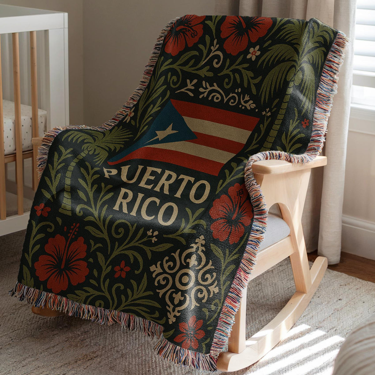 Puerto Rico Woven Blanket