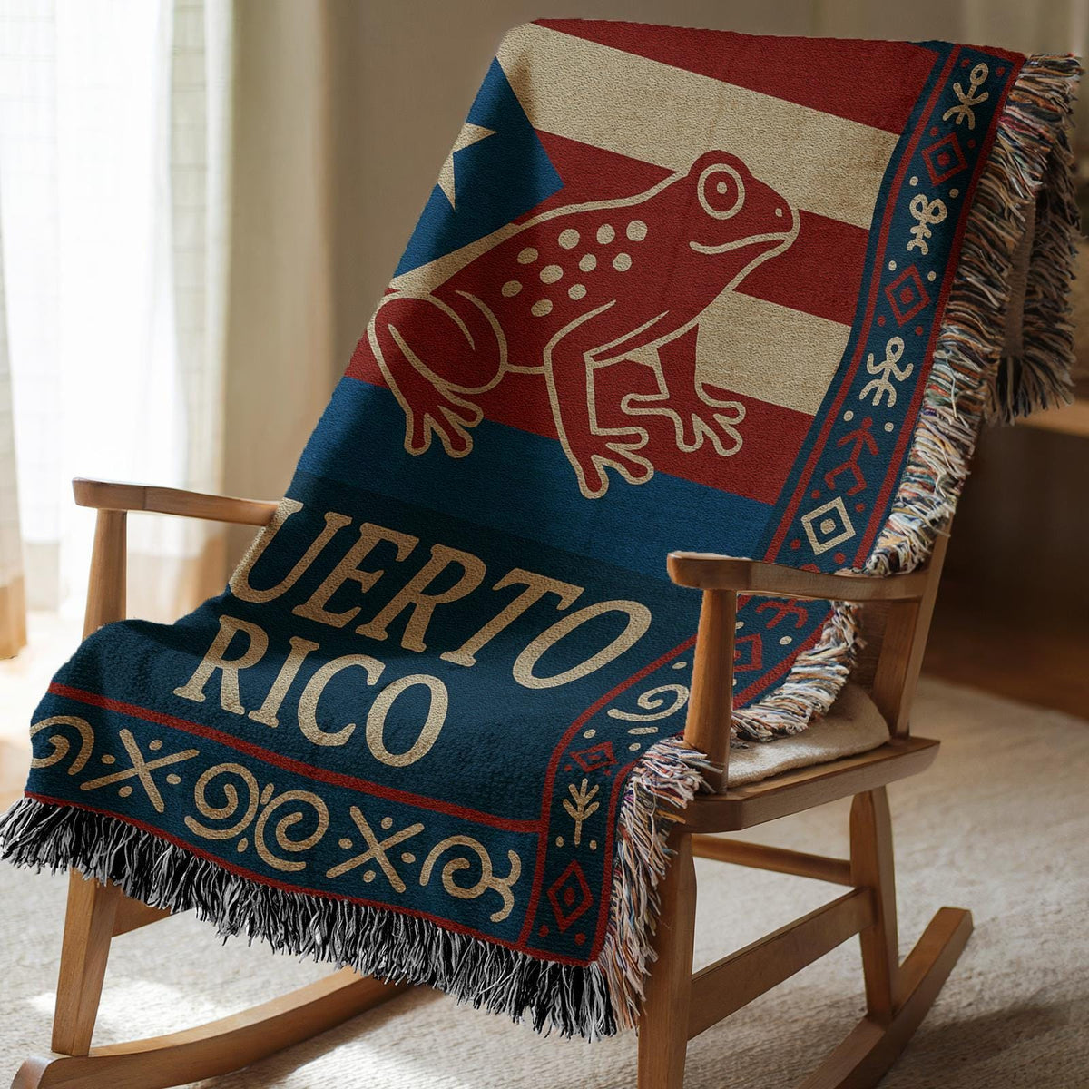 Puerto Rico Woven Blanket
