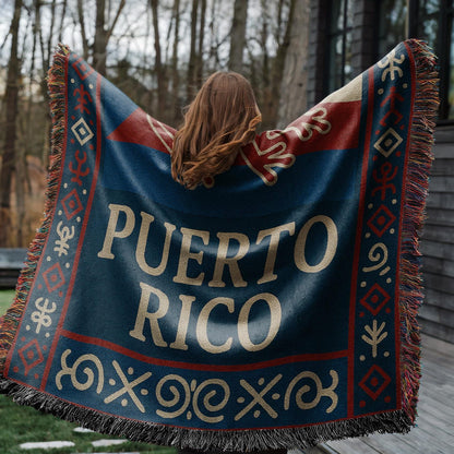 Puerto Rico Woven Blanket