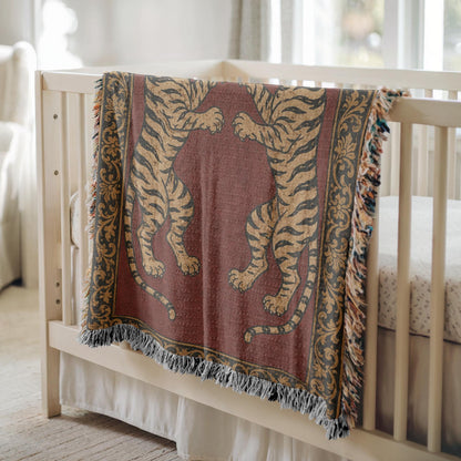 Tiger Woven Blanket
