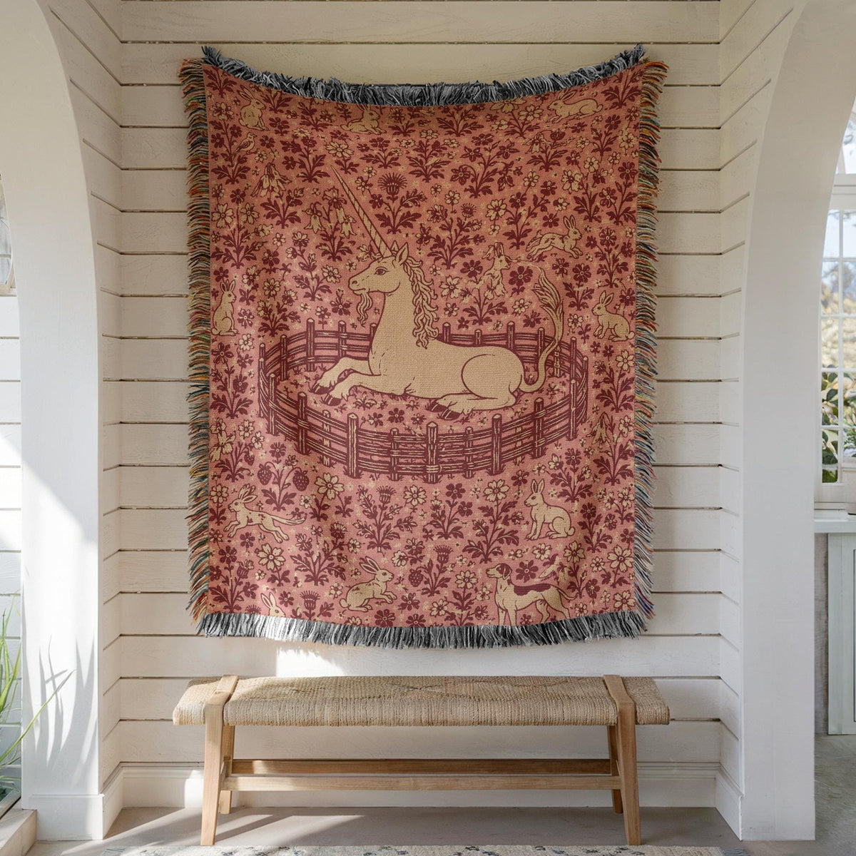 Unicorn Woven Blanket