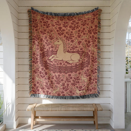 Unicorn Woven Blanket