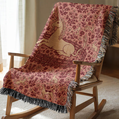 Unicorn Woven Blanket