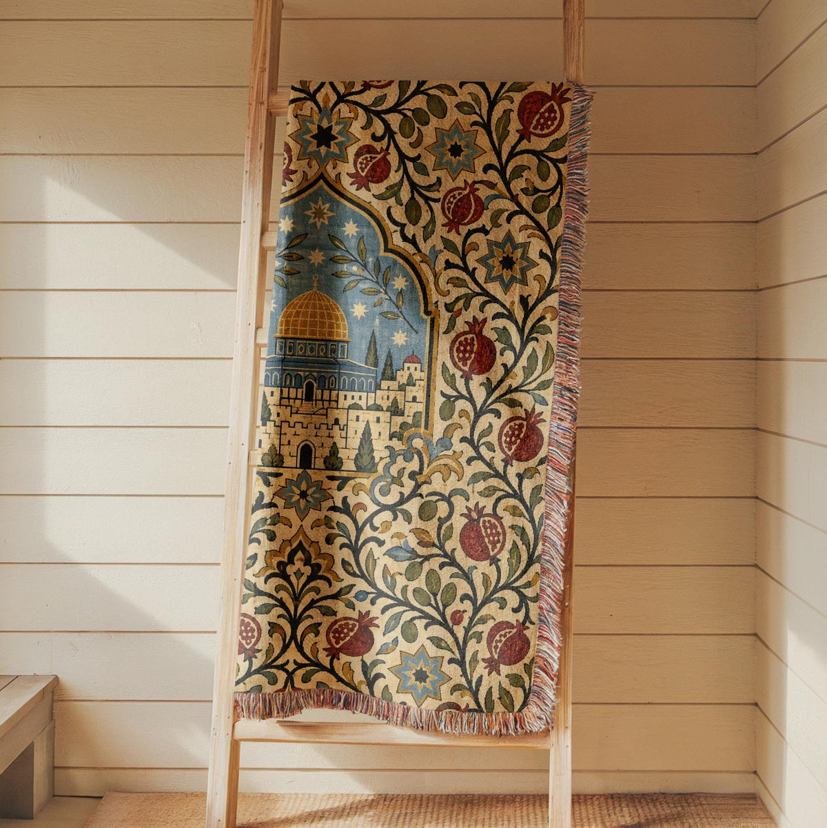 Dome of the Rock Woven Blanket