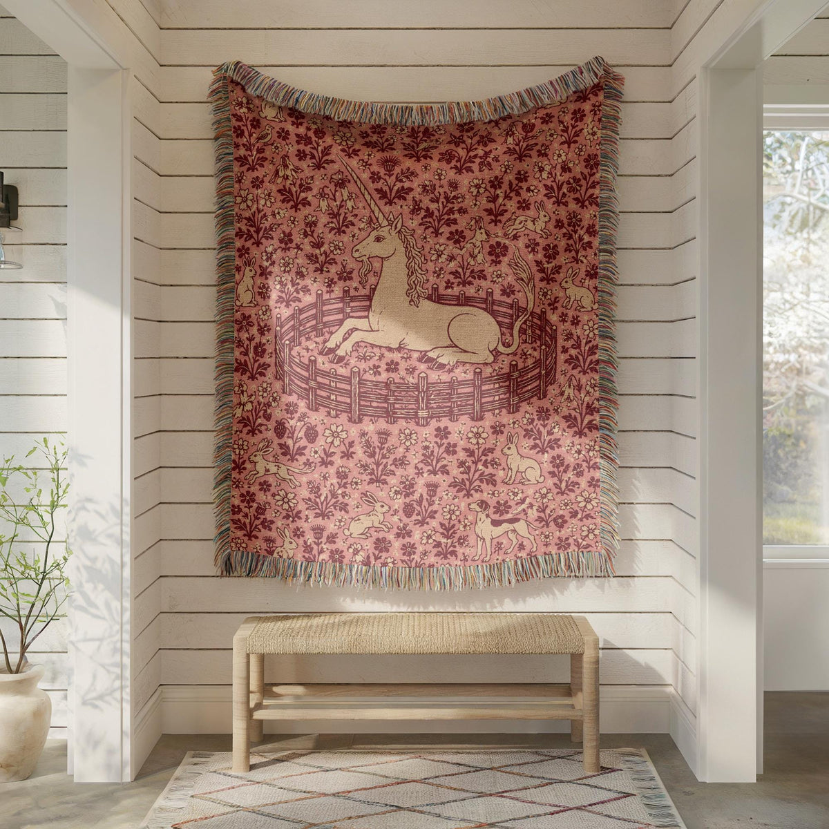 Unicorn Woven Blanket