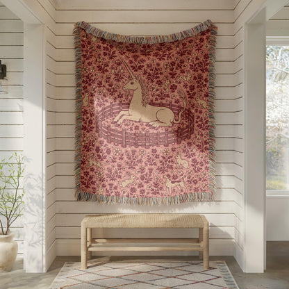Unicorn Woven Blanket
