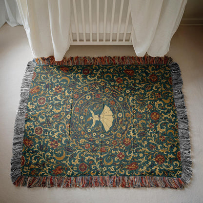 Whirling Dervish Woven Blanket
