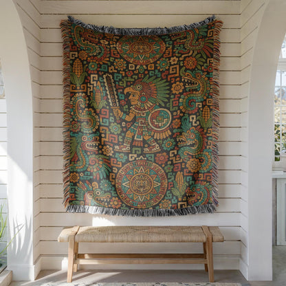Aztec Style Woven Blanket