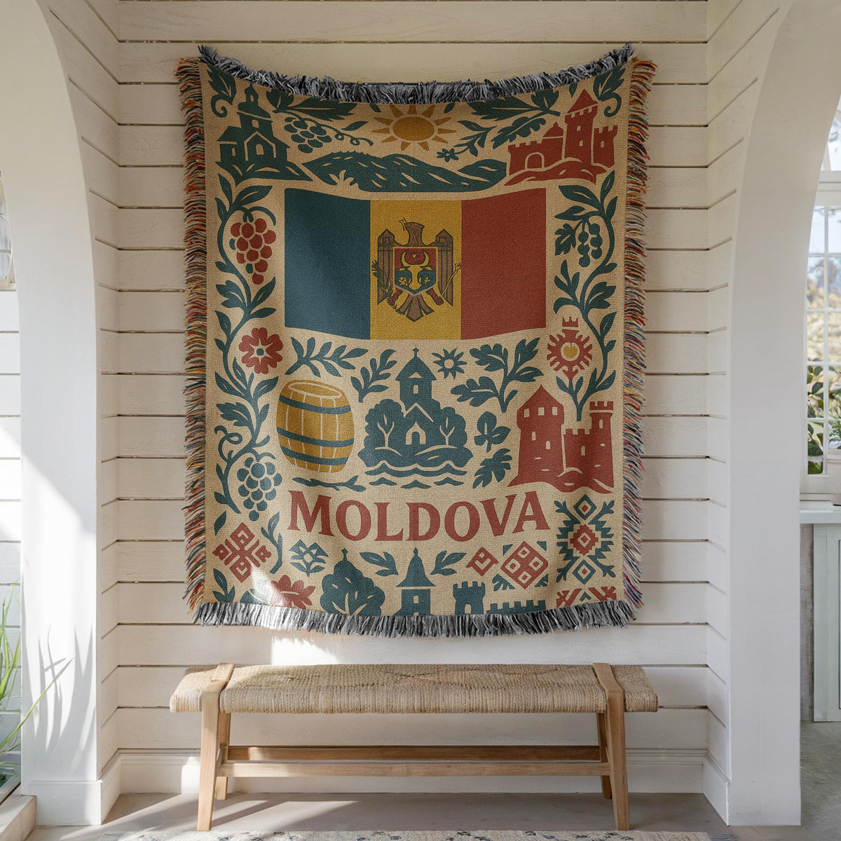 Moldova Woven Blanket